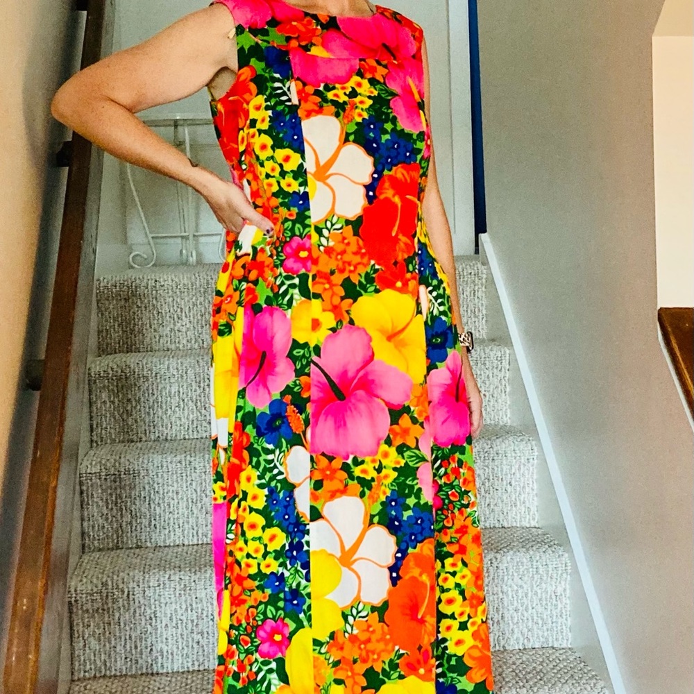 Pomare Hawaiian 🌺 Vintage Dress